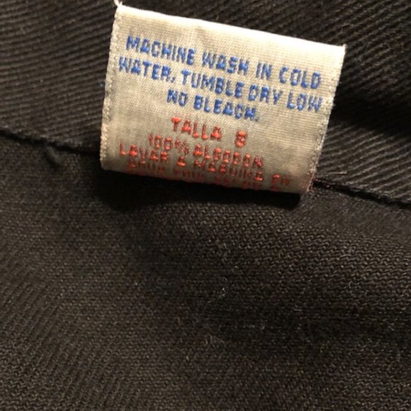 Sz S Watch LA Vintage 90’s Boho Western Black Denim Vest Rodeo - Picture 16 of 16